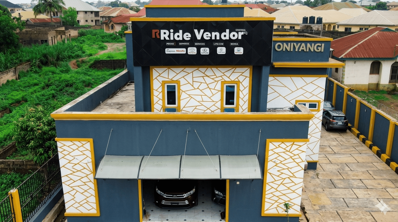 Aerial view of the Ride Vendor headquarters in Ilorin