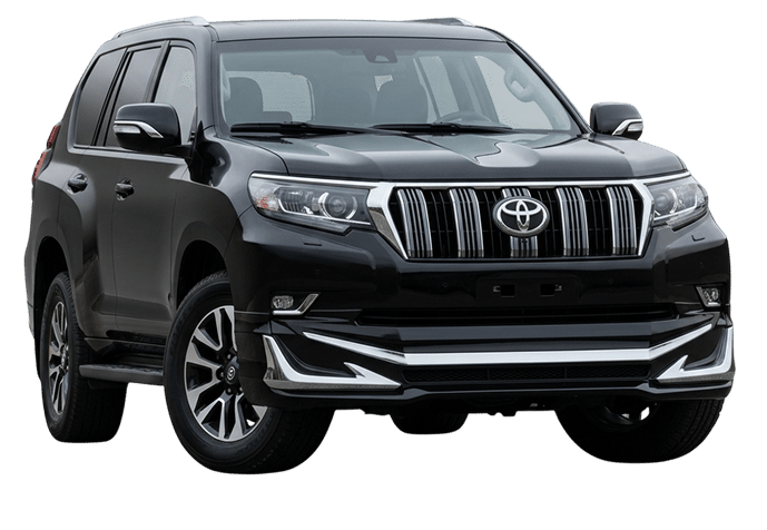 Black Toyota Land Cruiser Prado