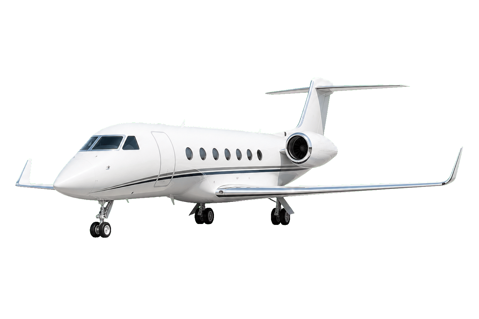 Private jet charter above the clouds in Nigeria