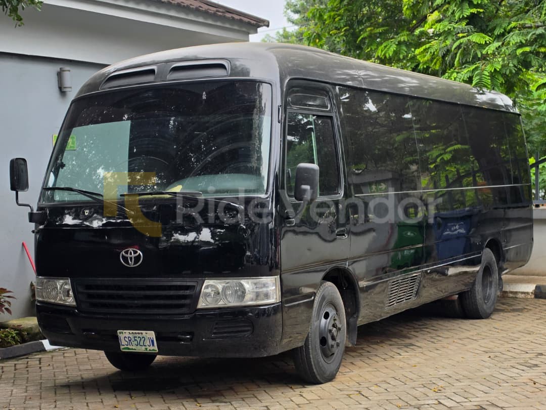 Toyota Coaster Bus for Rent a Car in Apapa